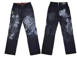 GETADME Harajuku Japanese Retro Selvedge Jeans Man Y2K High-end Brand Natural Indigo Dip Dyeing Harajuku Mopping Pants