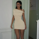 GETADME 블랙 미니 드레스 여성 여름 패션 섹시 반팔 슬림 기본 드레스 캐주얼 스트리트웨어 클럽웨어 우아한 레이디 파티 드레스