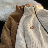 Getadme-Autumn and Winter Korean Men and Women Trend Hip Hop Retro Personality Coat Couple Loose Relaxed Long Sleeve Top harajuku y2k