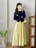 GETADME Elastic waist slim pants skirt summer and autumn leisure loose long skirt women's clothing
