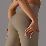 GETADME High Waist Naked Feeling Leggings Women Fitness Running Yoga Leggings Pants Energy Gym Tight Leggings Casual Workout Leggings