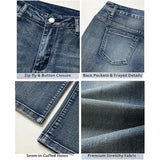 GETADME Women Vintage y2k Flared Jeans Retro Button-up Low Rise Casual Denim Pants Harajuku 2000s Aesthetic Trousers Basic Jeans