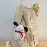 GETADME Gift pendant schoolbag, female high school student schoolbag, backpack, college student large-capacity and versatile backpack