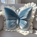 GETADME Cute Princess Butterfly Office Pillow Living Room Bow Bedroom Car Sofa Cushion Home New Pillow Room Home Garden Decor