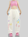 Getadme Y2K Streetwear Sweatpants Women Korean Fashion Graffiti Wide Leg Sports Pants Oversize Kpop Hip Hop Jogging Trousers Femmes