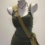 GETADME Y2k Crop Tops Vintage Clothes Aesthetic Print Basic Vest Summer Harajuku Sleeveless Slim 2000s Streetwear Goth Cami Emo Girl