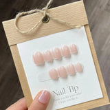 GETADME 10Pcs Handmade Gothic Short Press on Nails Rhinestone Round Manicure Decoration Wearable Full Cover with Design Acrylic Nail Tip