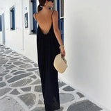 GETADME 스카프 칼라 민소매 이브닝 드레스 여성 등받이 없는 섹시 2025 봄 루즈 하이웨이스트 홀리데이 파티 드레스 여성 우아한 가운