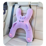 GETADME 어린이용 자동차 베개 자동차 후면 보조 자동차 머리 받침 허리 지지대 목 좌굴 방지 귀여운 만화 수면 베개