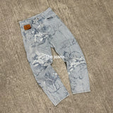 GETADME Y2k Angel Baggy Jeans Retro High Street Cupids Arrow Men Women Pants American Hip Hop Streetwear Unisex Casual Straight Jeans