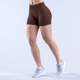 GETADME Summer High Waisted Yoga Shorts Fashionable and Sexy Running Fitness Pants Solid Color Yoga Leggings Customizable labels