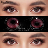 GETADME Bio-essência novas lentes de contato coloridas exclusivas para olhos lente de olho verde moda lentes azuis de contato cosplay lente multicolorida