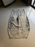 GETADME American Y2K New Grey Printing Baggy Jeans Men Women High Street Vintage Hip Hop Harajuku Casual Joker Couple Wide-leg Pants