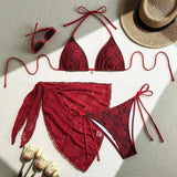 GETADME 2026 Sexy Bikinis Female Swimsuits Women Three-Piece Swimwear Beach Swimming Wear Bathing Suits Brazilian Bikini Set Pool Bather
