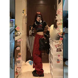 Vintage Casual Loose Y2K Sweatpants  Cargo Pants Women Baggy Trousers Fall Streetwear Fairycore Oversized Pants