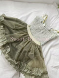GETADME Japanese Pure Desire Sweet 3 Piece Set Women Chic Cardigan + Lace Top + Mini Fluffy Skirt New Fashion Y2k Slim Suit Spring 2025