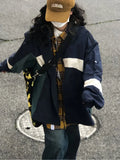 Getadme-Harajuku Zipper Cargo Varsity Jackets Women Y2K Vintage Patchwork Oversized Coats Retro Loose Casual Windbreaker Unisex