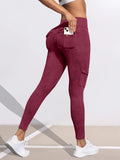 GETADME 1/3 PCS Washed Print Work Pocket Women Leggings Elastic Butt Lifting Fitness Tights 2025 New Athletic Pants Fashion Streetwear