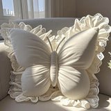 GETADME Cute Princess Butterfly Office Pillow Living Room Bow Bedroom Car Sofa Cushion Home New Pillow Room Home Garden Decor