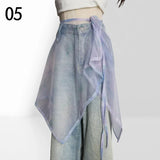 GETADME 190cm Summer Bohemian Hottie Jazz Belt Mesh Breathable Beach Outer Wear Multifunctional Waist scarf Accessories