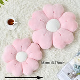 GETADME Flower-Shaped Plush Throw Pillow - Comfortable and Cute Mattress and Sofa Decor Cushion, Chair Cushion  floor cushion