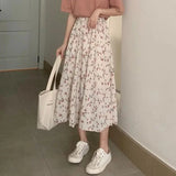 GETADME Elegant Slimming Long Dress Eternal Flower Fairy Woman's Elegant A- line Skirt Lightweight Summer Dress 2025