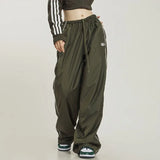 Vintage Oversize Harajuku Jogging Sweatpants Women Streetwear Hip Hop Elastic Waist New Striped Sports Casual Straight Trousers