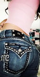 GETADME Gothic Womens Diamond Embroidery Jeans Vintage Low Rise Flared Jeans Women Retro Y2k Baggy Denim Pants High Streetwear Trousers