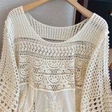 GETADME Vintage Knit  Elegant Chic Slim Pleated Dress French Evening High Street Plus Size Clothing bohemian dress