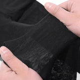 GETADME Women Sexy Thin Transparent Silky Pantyhose Gothic Black Sexy Vintage Leopard Animal Pattern Sheer Tights Seamless Stockings