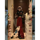 Vintage Casual Loose Y2K Sweatpants  Cargo Pants Women Baggy Trousers Fall Streetwear Fairycore Oversized Pants