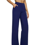 GETADME Casual Loose Straight Leg Pants Women's Summer New Arrival 2025 Pocket Detail Comfortable Fit Long Trousers Fashionable