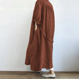GETADME New Casual Women's Long Sleeved Shirt Dress Versatile Long Windbreaker Jacket Spring/summer 2025