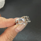 GETADME Y2K Crystal Rings Kpop Heart Adjustable Ring Irregular Geometry Punk Vintage Rings Set for Women Girls New Fashion Jewelry