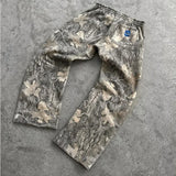 GETADME Y2K Retro SweatPants Camouflage Pattern Print Streetwear Men harajuku Street Hip Hop Unisex Oversized Casual Camo Baggy Trousers