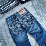 Getadme High Waist Straight Buddha Embroidered Denim Pants Jeans Ladies Vintage Jeans Casual Harajuku Y2k Streetwear Women Clothing