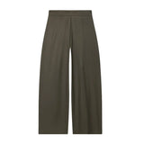 GETADME Women's Long Pants 2025 Autumn New Arrivals Military Green Pleated Loose Wide-Leg Pants Casual Fashion Stylish and Versatile