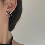 Getadme-Gothic Retro Old Spider Zircon Earrings Women Fashion Design Black Zircon Earring Party Jewelry Gifts Wholesale
