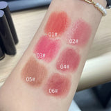 GETADME Lipstick Red Brown Lipstick Waterproof Moisturizing Mirror Lip Gloss Natural Long-Lasting Makeup Valentine's Day Gift