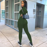 GETADME Dulzura Women 2025 Autumn Winter Long Sleeve Bodycon Streetwear Jumpsuit Overall One Piece Outfit Wholesale Items for Business