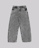 GETADME 90s Retro Street Embroidery Jeans Male  R&B Solid Color Loose Straight Pants Female Y2K Harajuku Hip Hop  Punk Style  Men Jeans