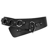 GETADME 여성용 새로운 스타일 스트릿 패션 펑크 벨트, 하프 스커트 아우터웨어 장식용 신치 벨트