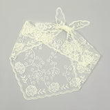 Foulard en dentelle GETADME Fashion Ins pour femmes, bandeau triangulaire rétro, foulard triangulaire vintage, accessoire de coiffure élégant pour filles