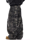 GETADME Camo Men's Baggy Jeans American Style Y2K Denim Pants Wide Leg Office-to-Street Trousers Outdoor Streetwear Hip-Hop Pants