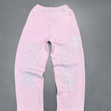 GETADME 유럽 및 미국 가을 겨울 루즈 자수 후드 티 Y2K 슈트 스트리트 스포츠 여성 스파이스 레트로