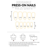 GETADME 24Pcs False Nails Pink Brown Polka Dot Lace Lace French Press on False Nails Bow Pearl Wearable Manicure Tips Art Fake Nails