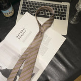 GETADME Long Skinny Plaid Waist Belt With Jeans Necktie Scarf Decorative Accessory Personality Trendy Hairband Fashionable Accessory