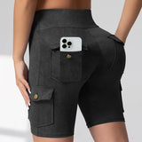 GETADME 1/3 PCS Washed Print Work Pocket Women Leggings Elastic Butt Lifting Fitness Tights 2025 New Athletic Pants Fashion Streetwear