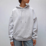 GETADME Retro shiny wings printed long-sleeved zipper casual sweatshirt autumn and winter women's hooded straight pants solid color suit