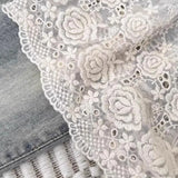 GETADME Y2K Mini Skirts Women Harajuku Aesthetic White Tulle Bandage Skirt Japanese Vintage Lolita Lace Trim Miniskirt Matching Pants